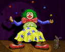 I'm the evil juggling clown!  Mwaaahaha!